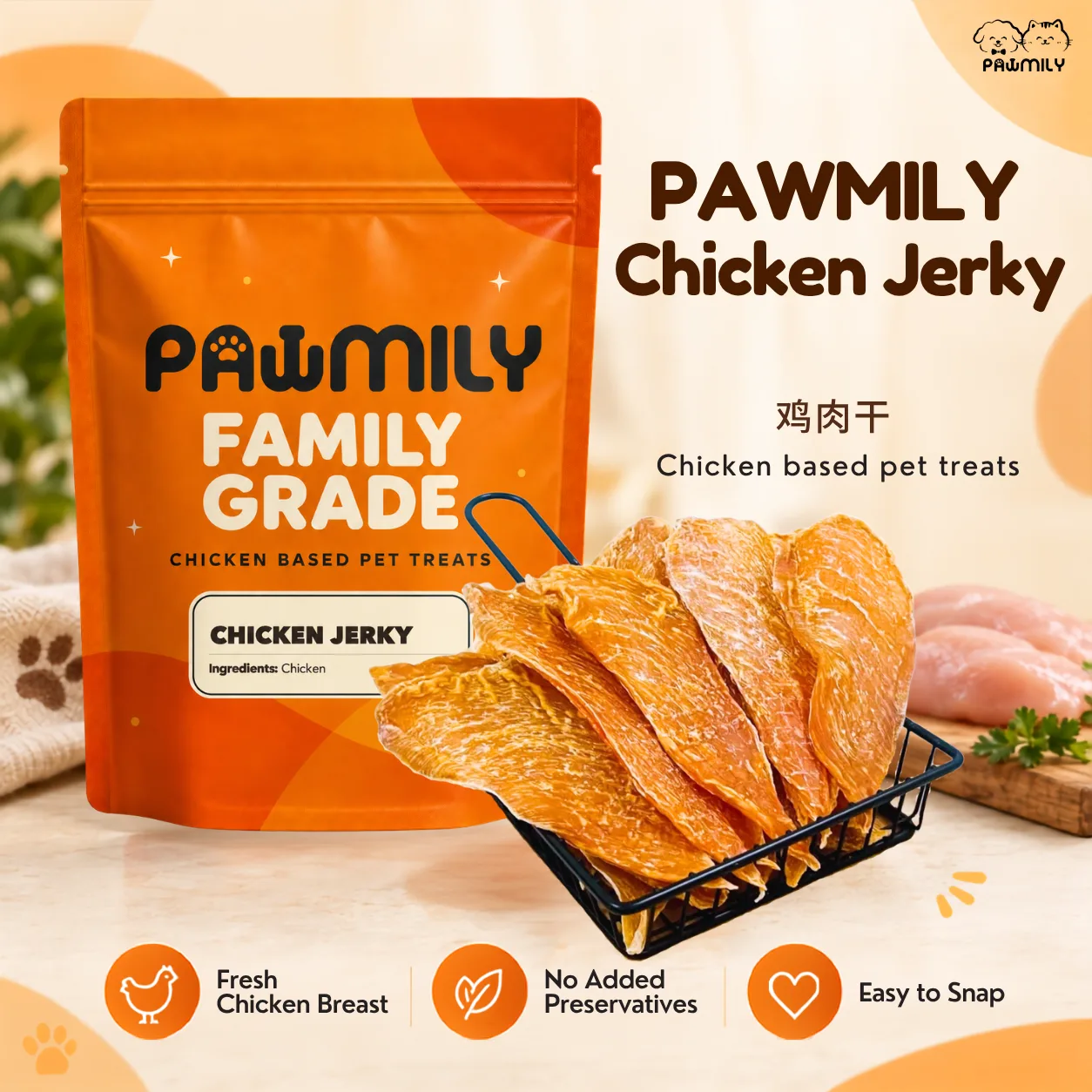 PAWMILY Chicken Jerky